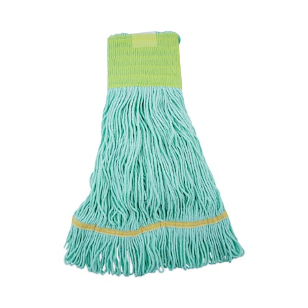 Boardwalk Medium Looped-End Wet Mop, Green, Cotton/Synthetic, BWK1200MEA BWK1200MEA